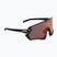 Occhiali da sole UVEX Sportstyle 231 2.0 P nero opaco/rosso specchiante