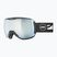 UVEX Downhill 2100 CV occhiali da sci nero opaco/bianco specchiato/verde Colorvision