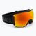 UVEX Downhill 2100 CV occhiali da sci nero opaco/specchio arancione giallo