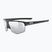 UVEX Axos Set nero opaco/argento specchiato/occhiali da sole trasparenti