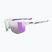Occhiali da sole UVEX Axos Set bianco opaco/viola specchiata/chiaro