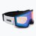 Maschera da sci UVEX Blast FM black matt/mirror blue