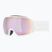 Maschera da sci UVEX Victorious FM S1 white matt/mirror rose