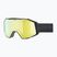 Maschera da sci UVEX Gravity FM black matt/mirror yellow/orange/clear