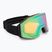 Maschera da sci UVEX Gravity FM oxide matt green/mirror opal/orange/clear
