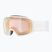 Maschera da sci UVEX Victorious V S1-S3 white matt/vario rose mirror