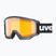 Maschera da sci UVEX Athletic LGL matt black/yellow/clear