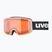 Maschera da sci junior UVEX Pwdr LG Jr white matt/orange/clear