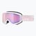 Maschera da sci per bambini UVEX Speedy Nova FM S2 white matt/mirror rose