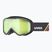 Maschera da sci per bambini UVEX Speedy Nova FM S2 black matt/mirror green