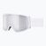 Maschera da sci UVEX Scenic P S0-S4 white matt/mirror silver/pola