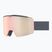 Maschera da sci UVEX Ignite FM S3 black matt/mirror rose
