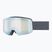 Maschera da sci per bambini UVEX Pwdr FM Jr S2 black matt/mirror sapphire