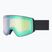 Maschera da sci UVEX Scenic FM S2 black matt/mirror green