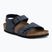 Sandali per bambini BIRKENSTOCK New York Birkibuc Narrow navy