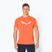 Maglietta da trekking Salewa Solidlogo Dry rosso/arancio melange da uomo