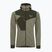 Felpa trekking da uomo Salewa Puez 2 Dry Hood FZ oliva scura melange