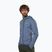 Felpa trekking Salewa da uomo Puez Waffle Hyb PL HD blu java