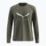 Maglia a maniche lunghe da uomo Salewa Solidlogo Dry faded green