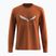 Maglia a maniche lunghe da uomo Salewa Solidlogo Dry bombay brown