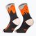 Calzini DYNAFIT Traverse Crew black out ultra orange/4220