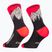 Calzini DYNAFIT Traverse Crew black out ultra coral/6a10