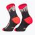 Calzini da sci DYNAFIT Traverse Mid black out ultra coral/6a10