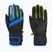 Guanto da sci Reusch Duke R-Tex XT per bambini nero/blu brillante/giallo sicurezza