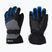 Guanto da sci Reusch Flash Gore-Tex per bambini nero/nero melange/blu brillante