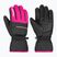 Guanti da sci per bambini Reusch Alan Junior black/pink glo