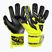 Guanti da portiere per bambini Reusch Attrakt Freegel Silver Junior di sicurezza giallo/argento/nero