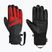 Guanti da sci uomo Reusch Booster Gore-Tex black/tango red