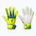Guanti da portiere per bambini Reusch Attrakt Solid Junior safety yellow/blue