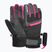 Guanti da sci per bambini Reusch Leo R-Tex XT black/black melange/pink glo