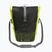 VAUDE Aqua Back Print Single 24 l nero/verde brillante borse da bicicletta per portapacchi
