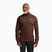 Felpa da trekking uomo Jack Wolfskin Peak District Full Ziphot choc