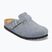 Ciabatte BIRKENSTOCK Boston Suede Leather stone blue