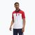 Maglietta polo da uomo FILA Lianshan Blocked bright white-true red