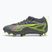 PUMA Ultra 5 Match FG/AG Jr scarpe da calcio per bambini argento invecchiato opaco/allarme giallo/puma argento invecchiato