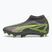 PUMA Ultra 5 Match+ LL FG/AG Jr opaco argento invecchiato/allarme giallo/puma argento invecchiato scarpe da calcio per bambini