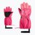Guanti da sci per bambini ZIENER Levio AS Minis tie dye pop pink