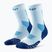 Calze a compressione CEP da donna Run Mid Cut 5.0 ghiaccio/blu