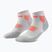 Calze a compressione da donna CEP Run Low Cut 5.0 grey
