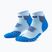 Calze a compressione da donna CEP Run Low Cut 5.0 blue/ice