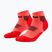 Calze a compressione da donna CEP Run Low Cut 5.0 neon coral