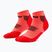 Calze a compressione da uomo CEP Run Low Cut 5.0 neon coral