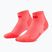 Calze a compressione da uomo CEP Ultralight Low Cut 4.0 neon coral/red