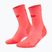 Calze a compressione da uomo CEP Ultralight Mid Cut 4.0 neon coral/red