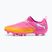 Scarpe da calcio per bambini PUMA Future 9 Match LL FG/AG Jr poison pink/puma wht/sun stream/bright aqua/puma blk