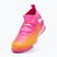 Scarpe da calcio per bambini PUMA Future 9 Match TT + Mid Jr poison pink/puma wht/sun stream/bright aqua/puma blk